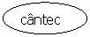 Oval: cantec